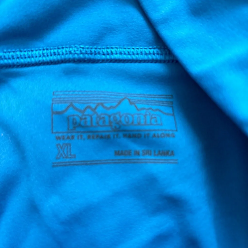 Patagonia Maipo 7/8 Stash Tights in Endless Blue Size XL. NWT